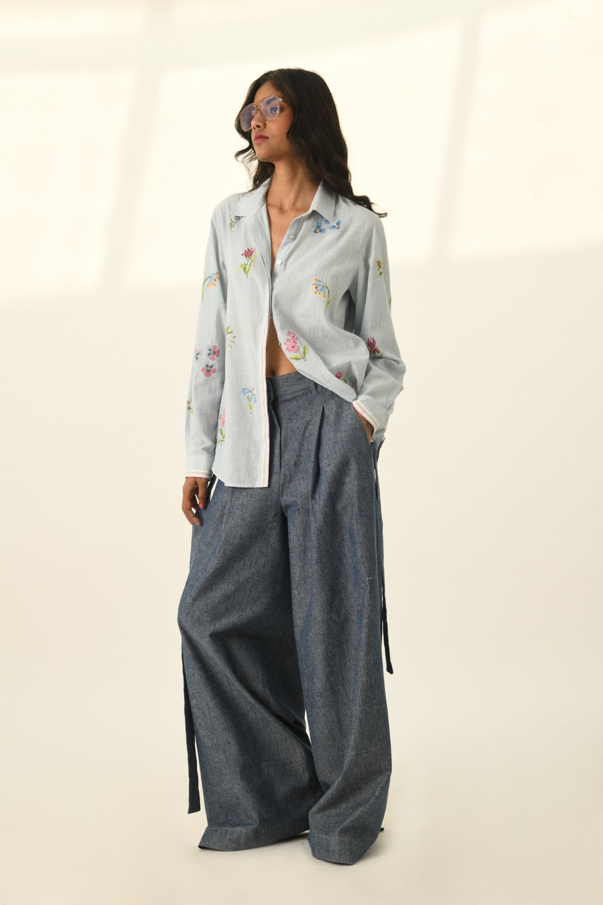 Glabrifolia Cross Stitch Shirt