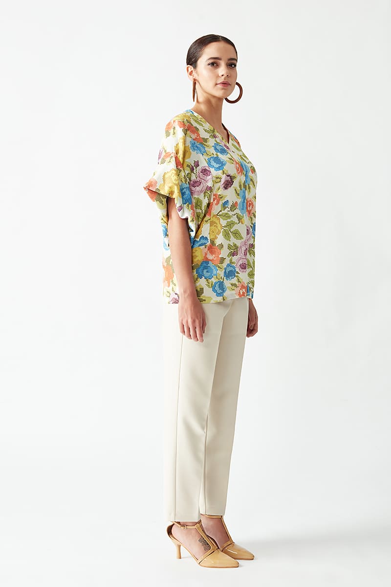 Jewel Printed Top