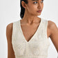 MYRSINA EMBROIDERED TOP