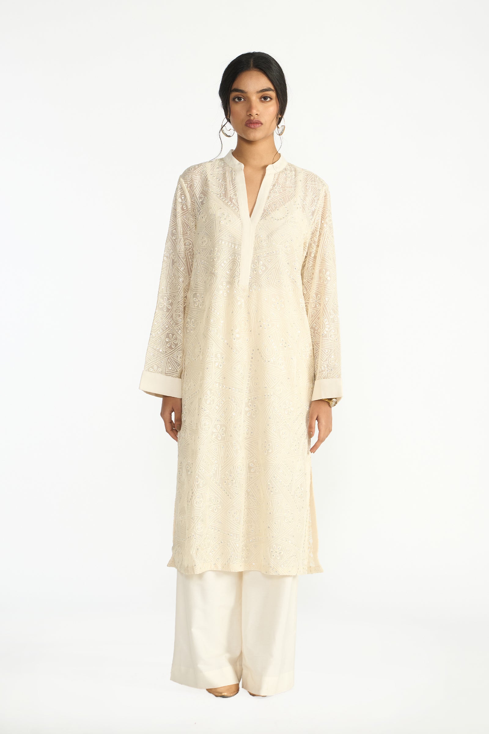 Pozega Embroidered Kurta Set