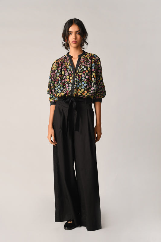WOODSII FLORAL OVERSIZE SHIRT