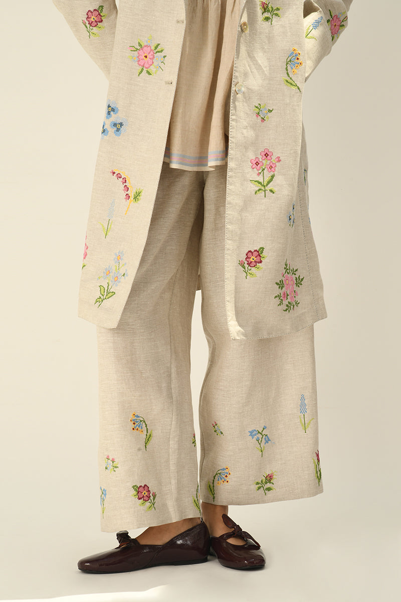 Delbard Embroidered Pants