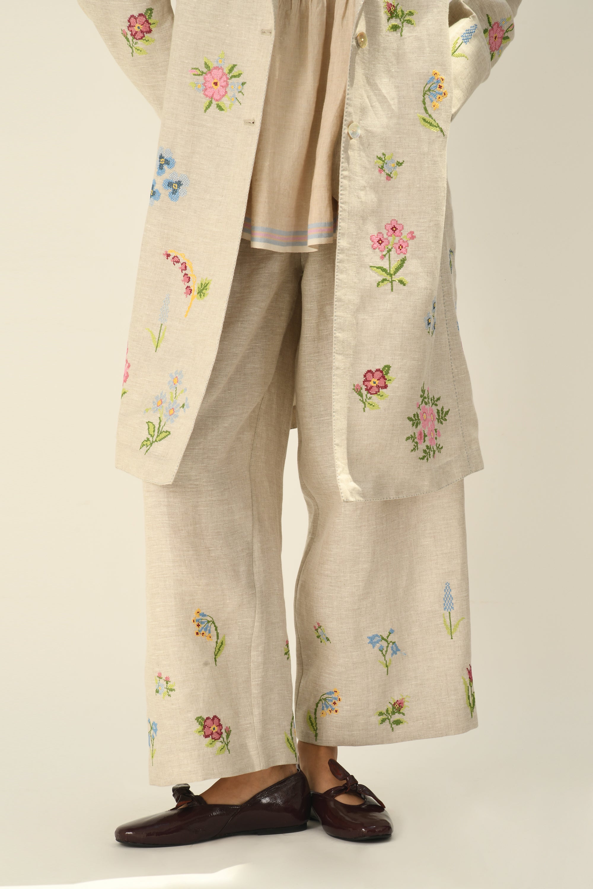 Delbard Embroidered Pants