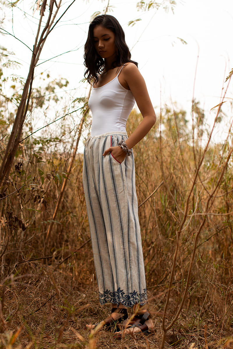 TED SCALLOP PANTS