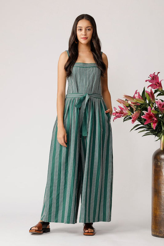 CALYPSO STRIPE JUMPSUIT