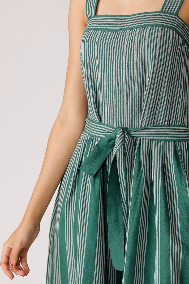 CALYPSO STRIPE JUMPSUIT