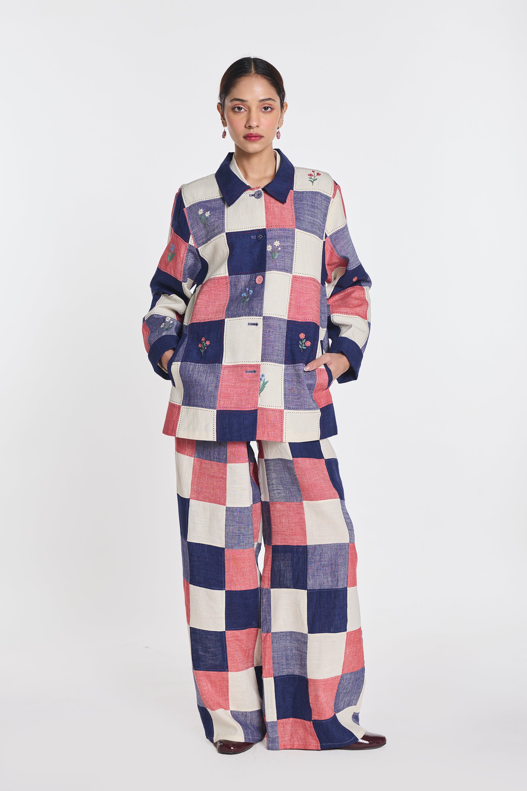 Gazania Patchwork Pants