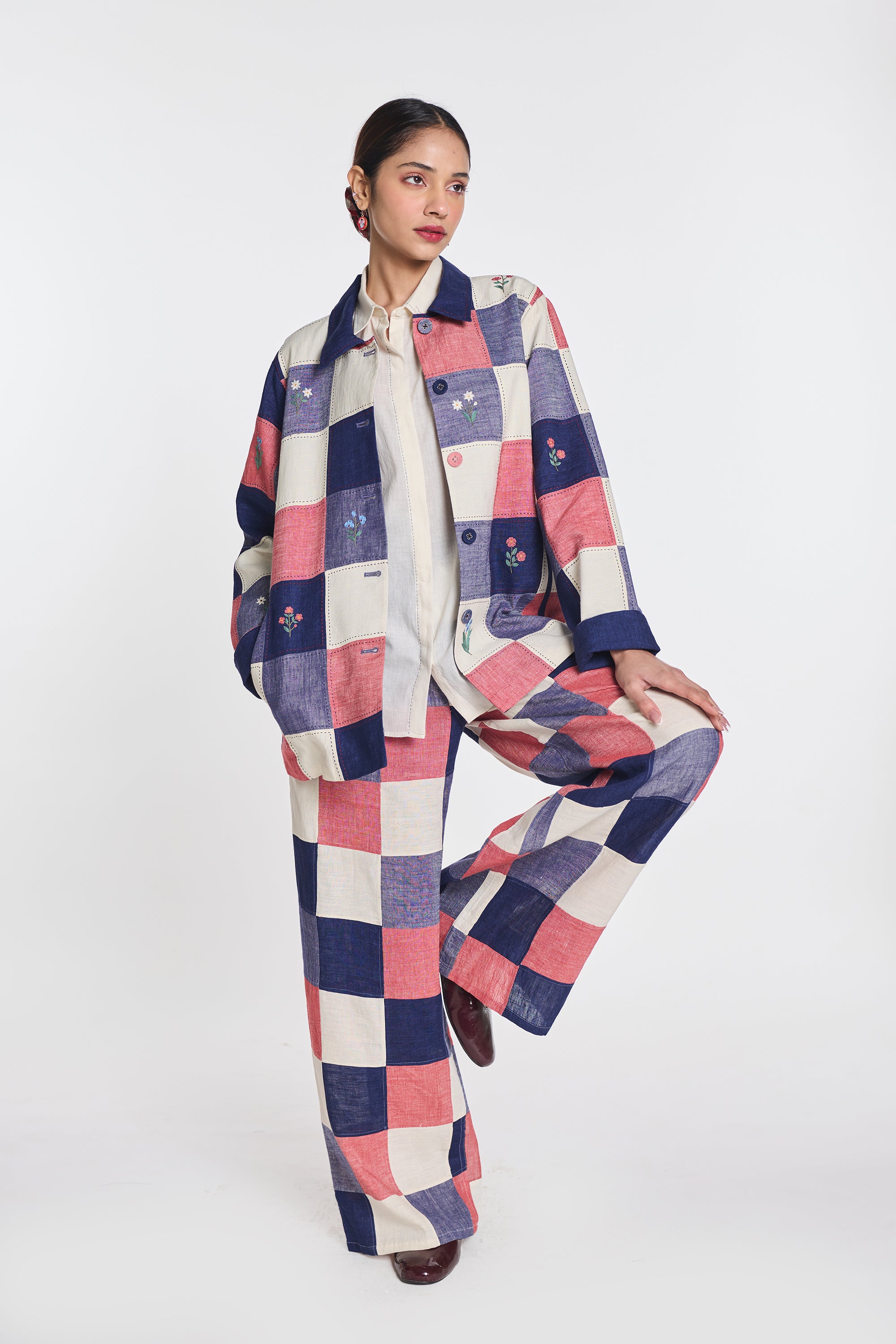 Gazania Patchwork Pants