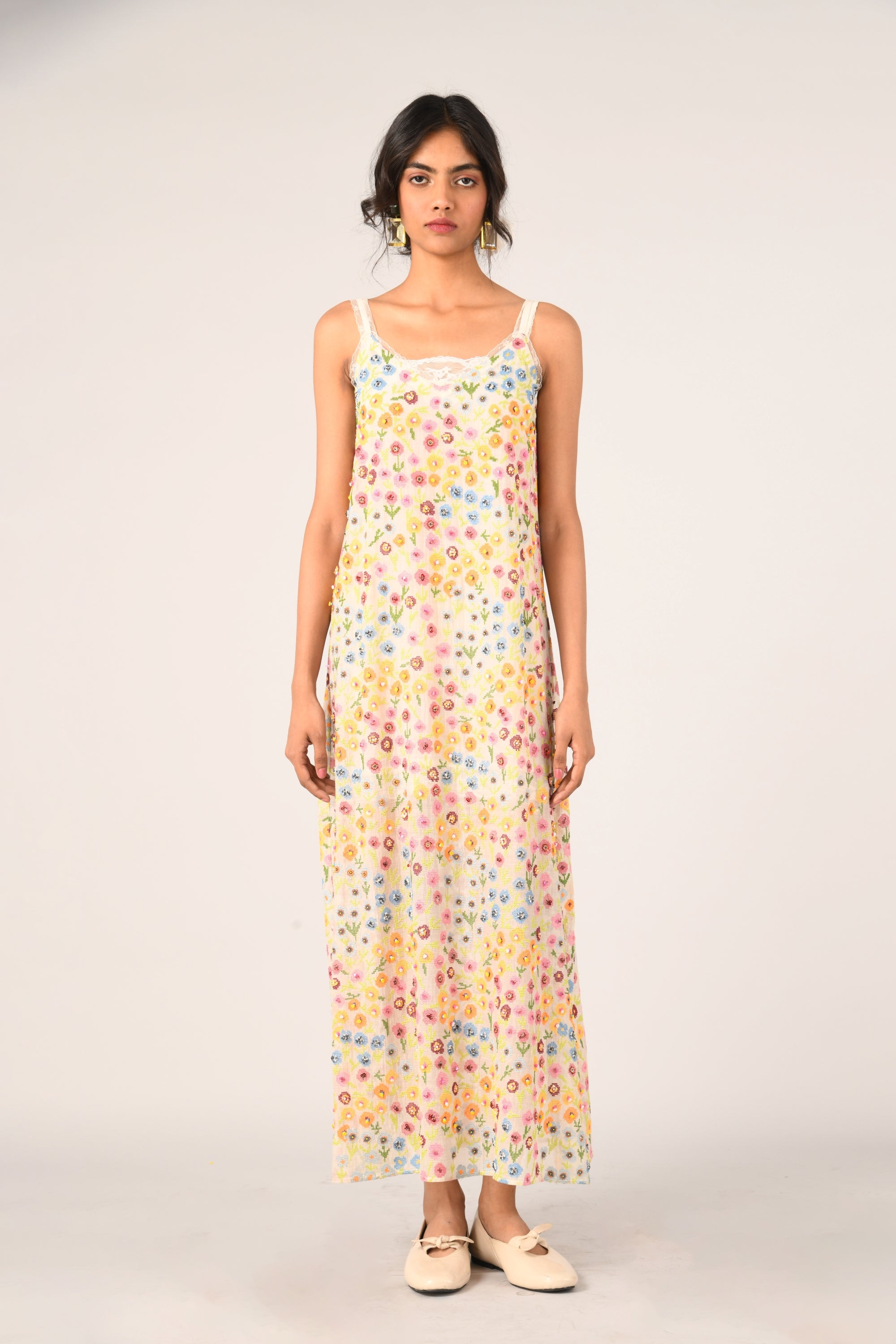 Prairie Lin Slip Dress