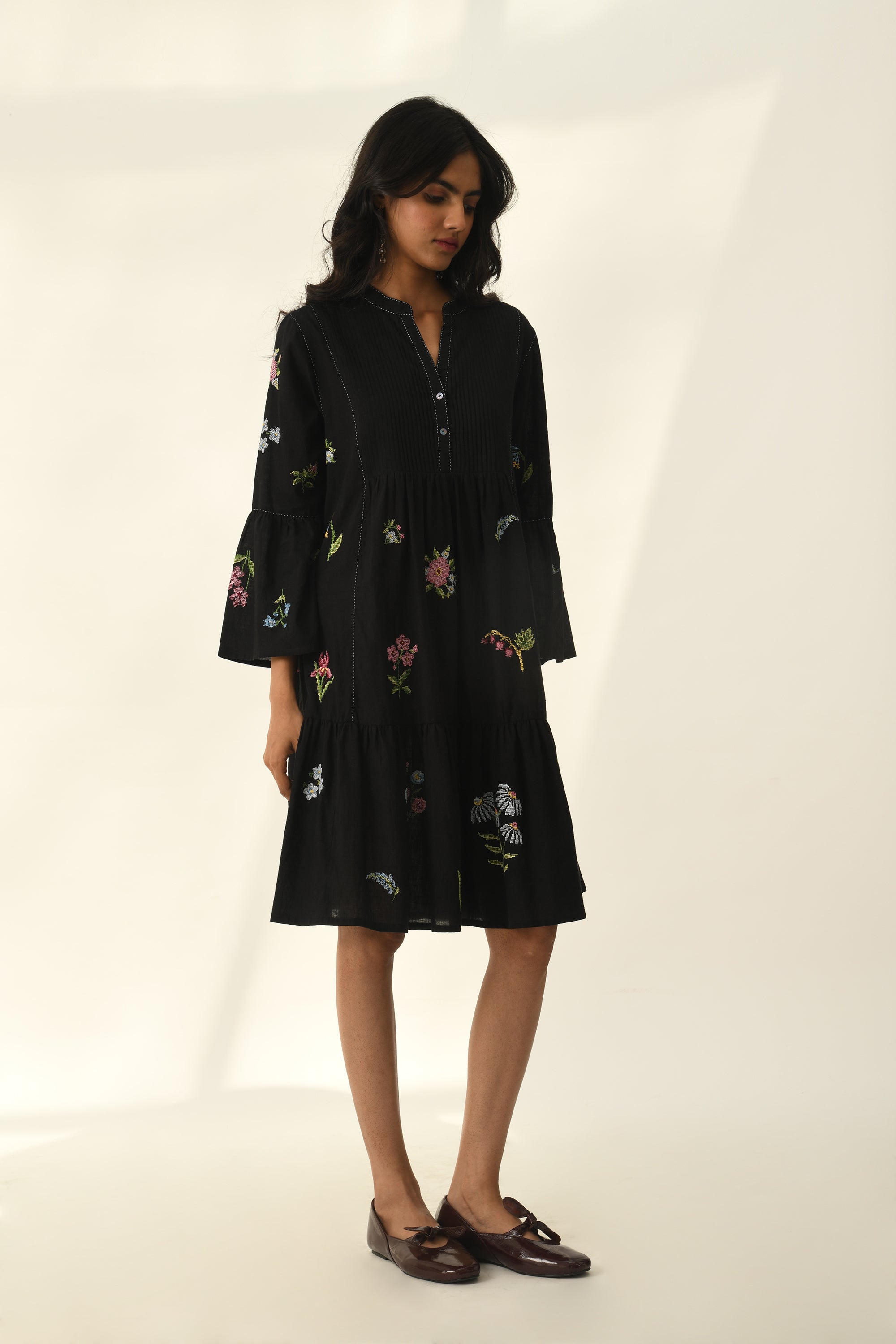 Elina Tiered Short Dress