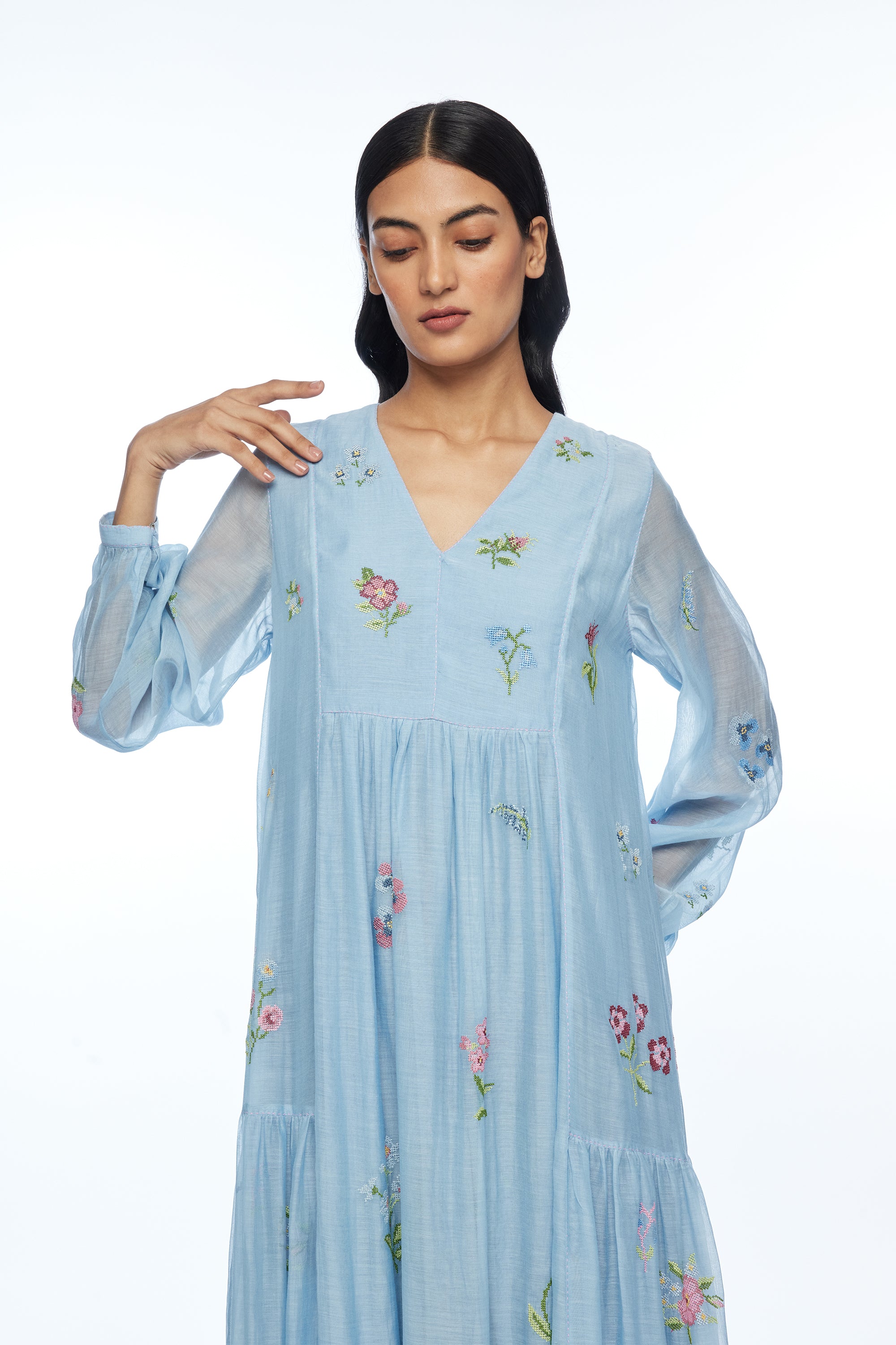 Diplodonta Embroidered Dress