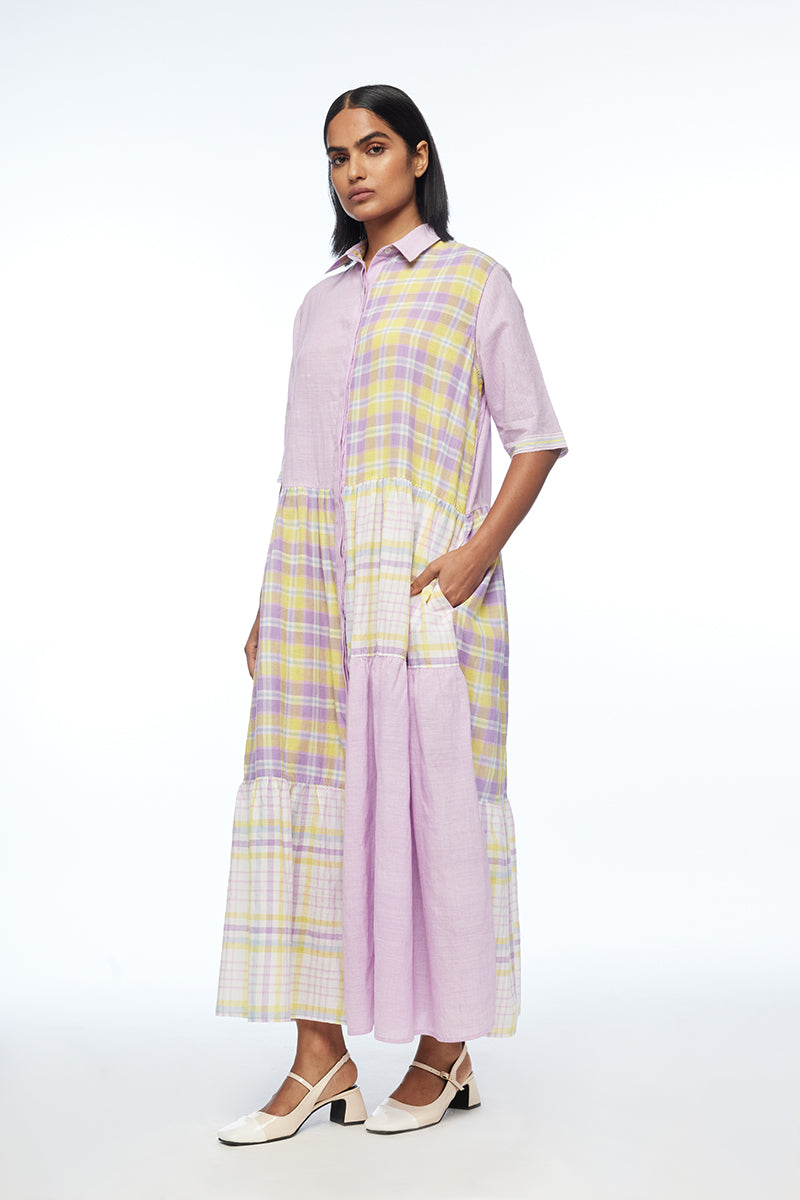 Setigera Check Dress