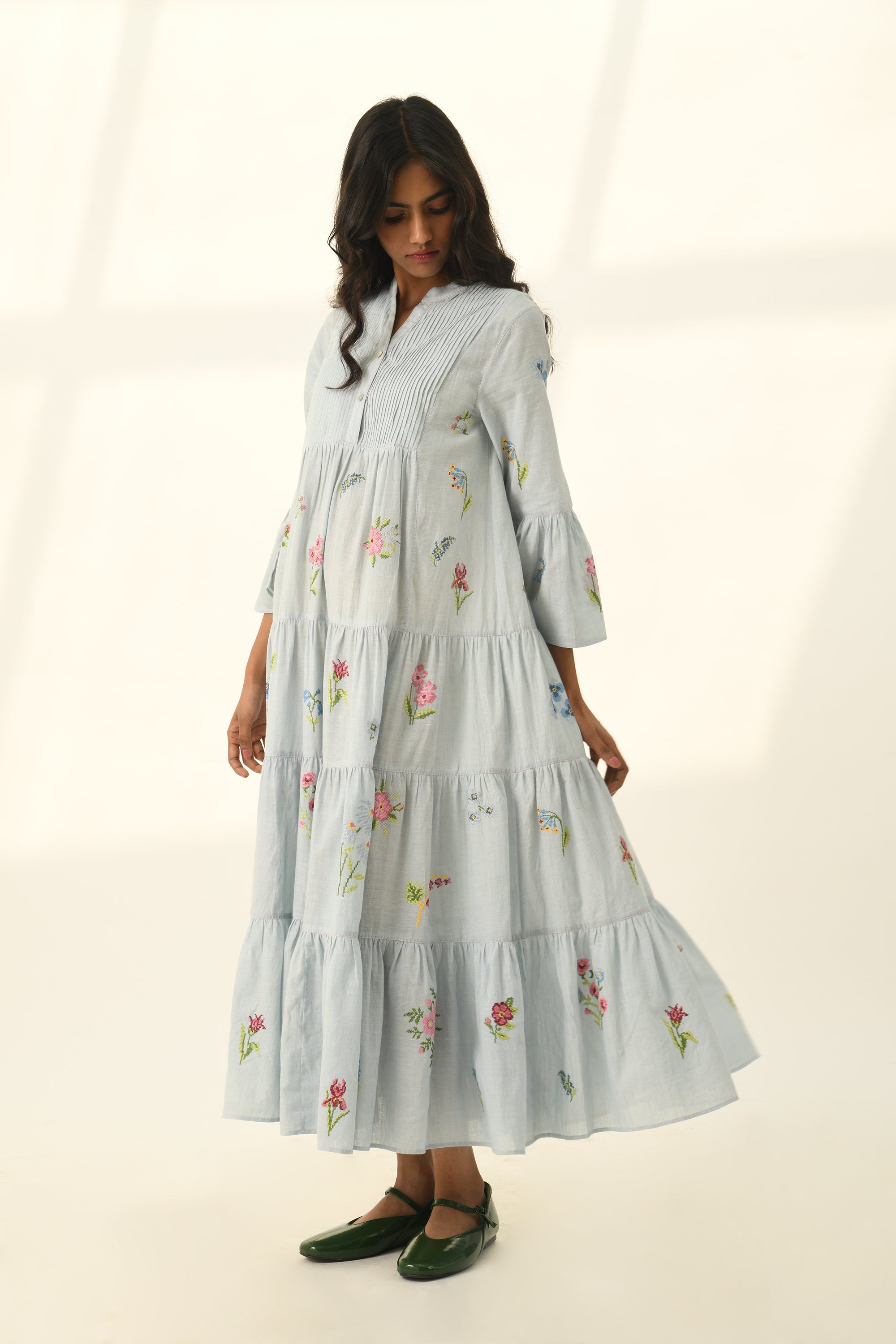 Corymbifera Embroidered Dress