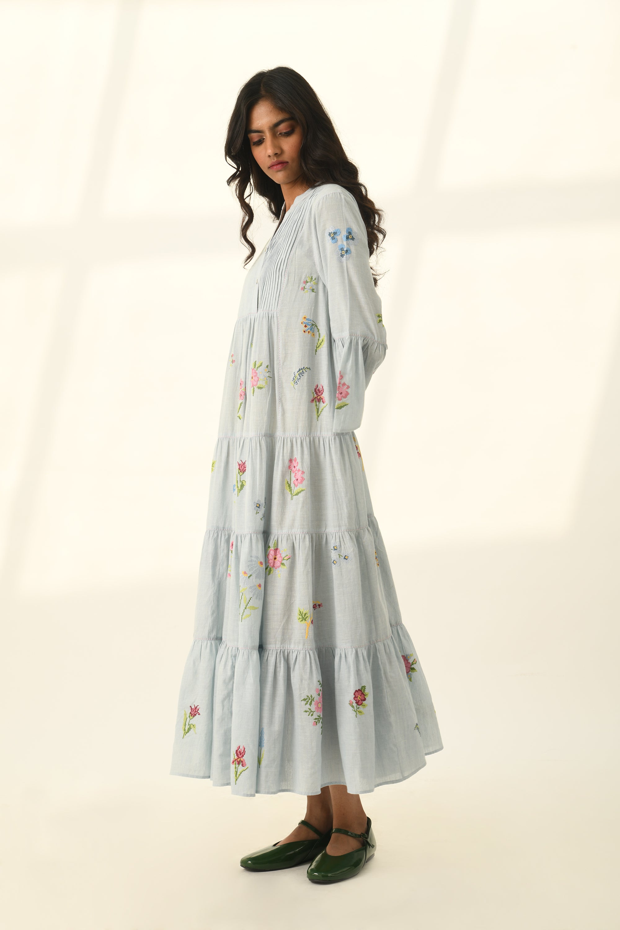 Corymbifera Embroidered Dress