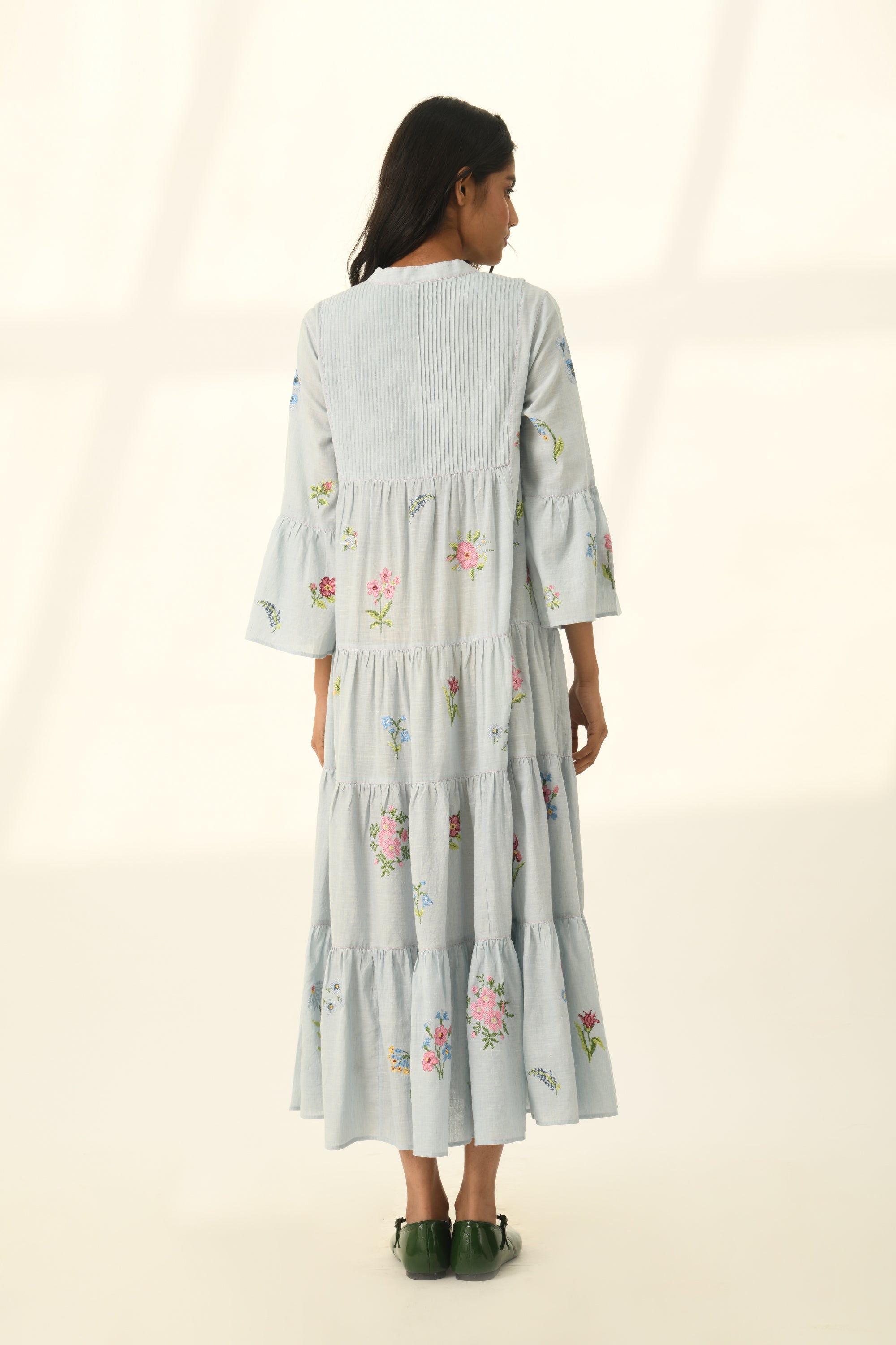 Corymbifera Embroidered Dress