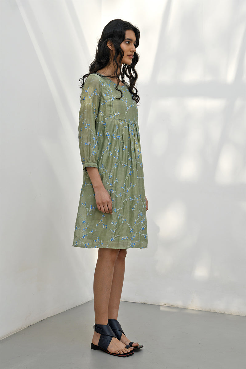 Lotusland Embroidered Dress