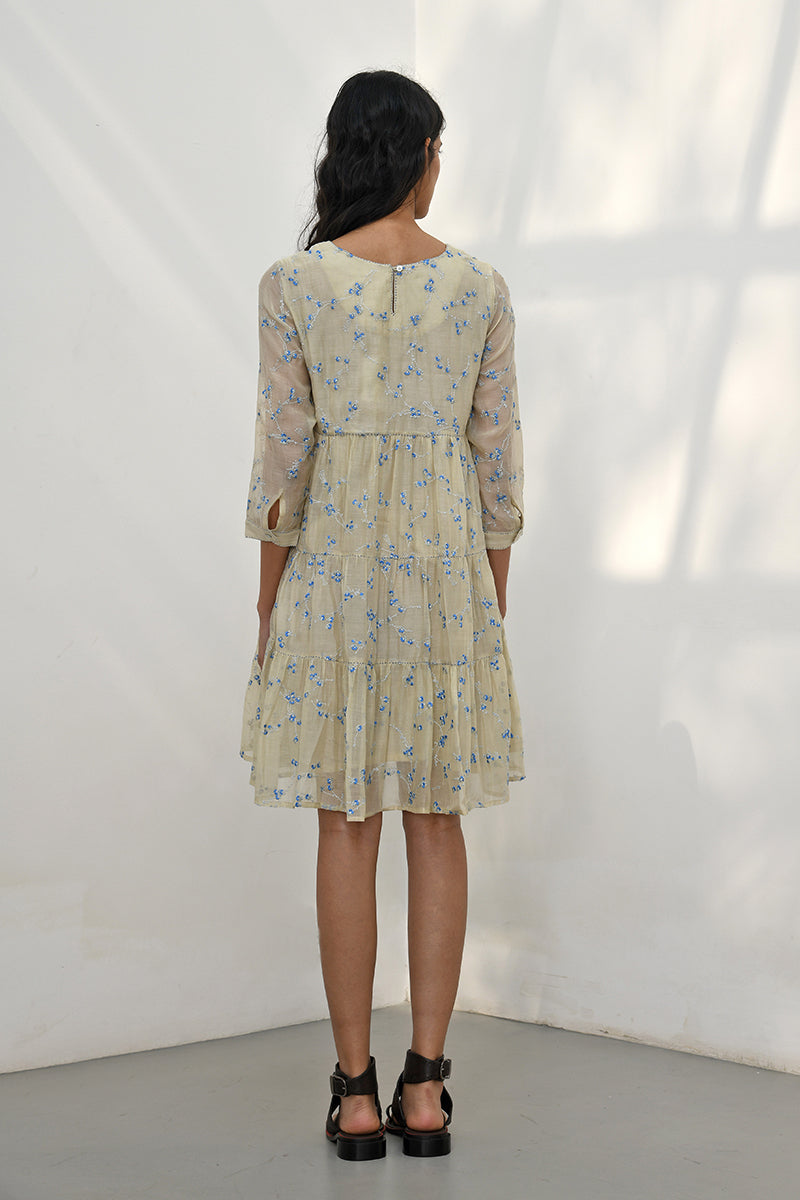 Lismore Embroidered Tiered Dress