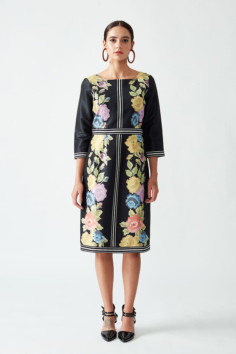 Brigitte Printed Dress