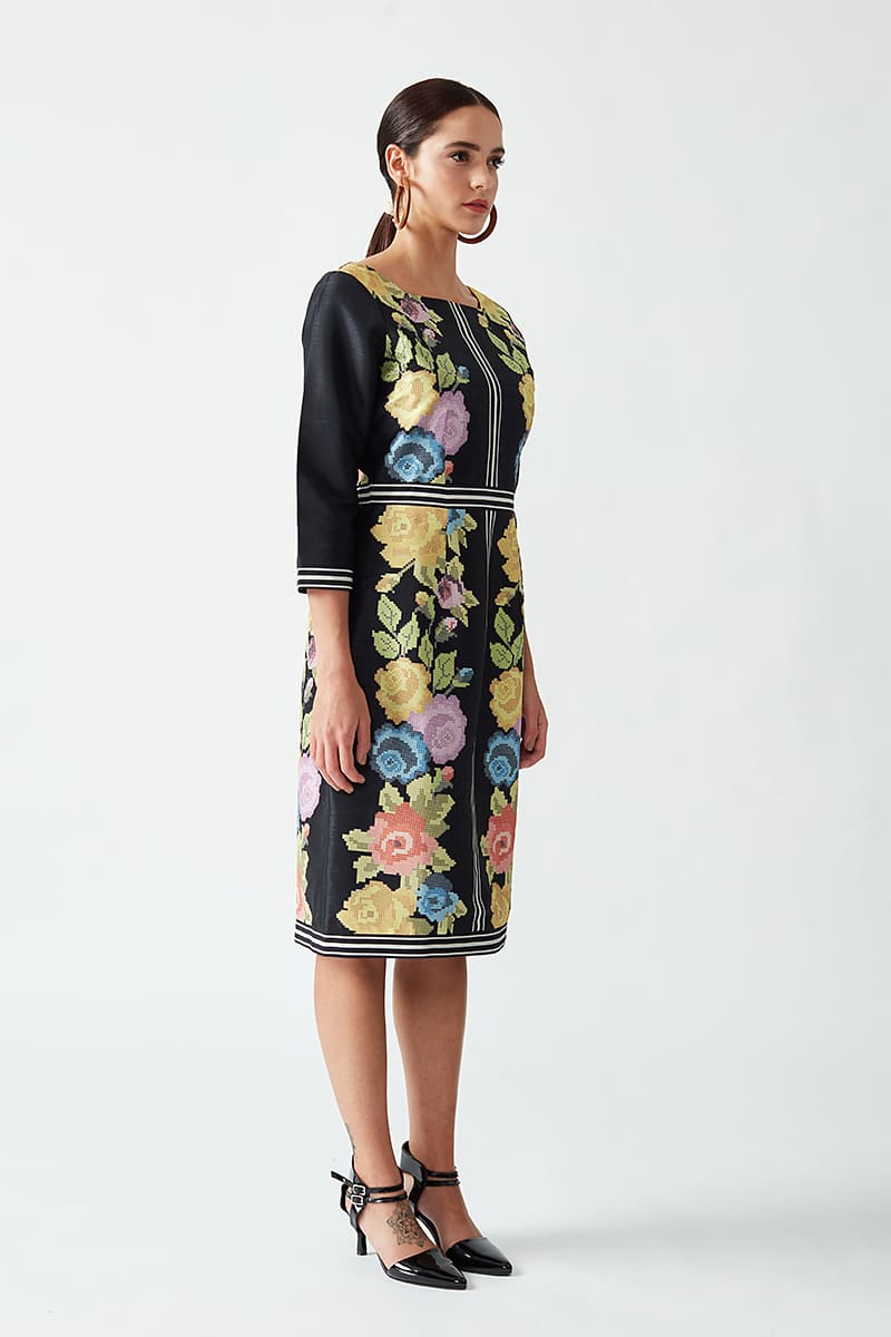 Brigitte Printed Dress