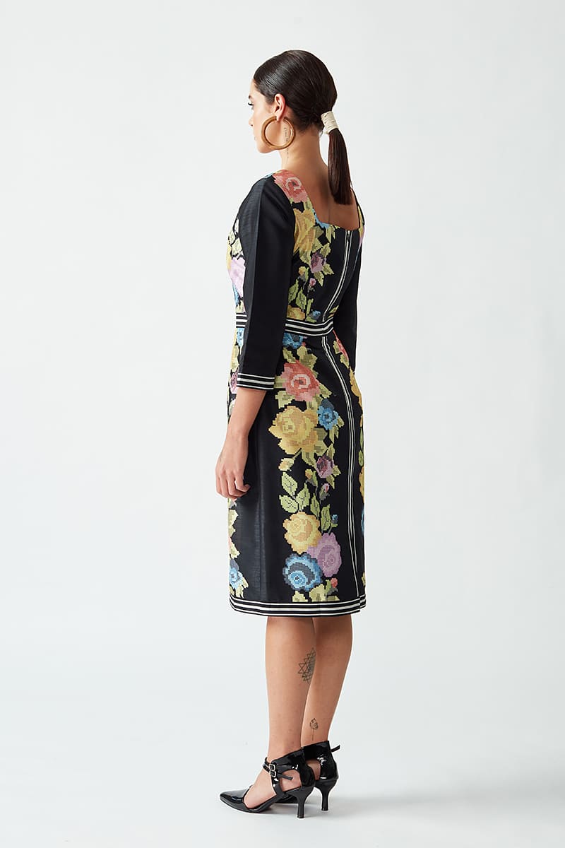 Brigitte Printed Dress