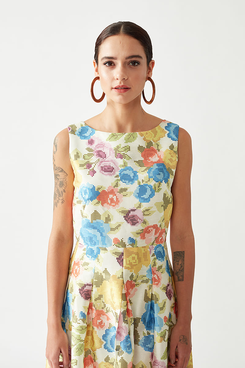 Josette Printed Dress