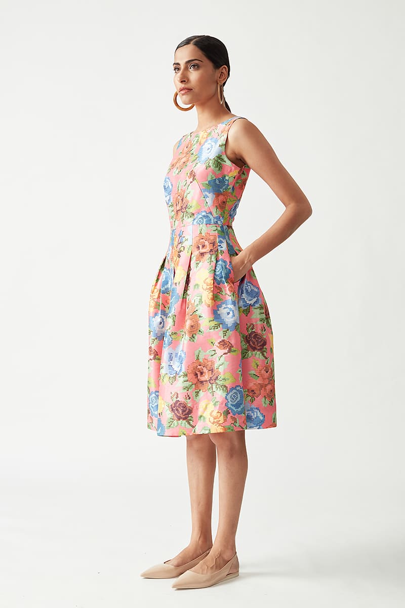 Josette Printed Dress