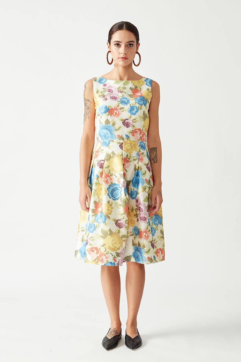 Josette Printed Dress