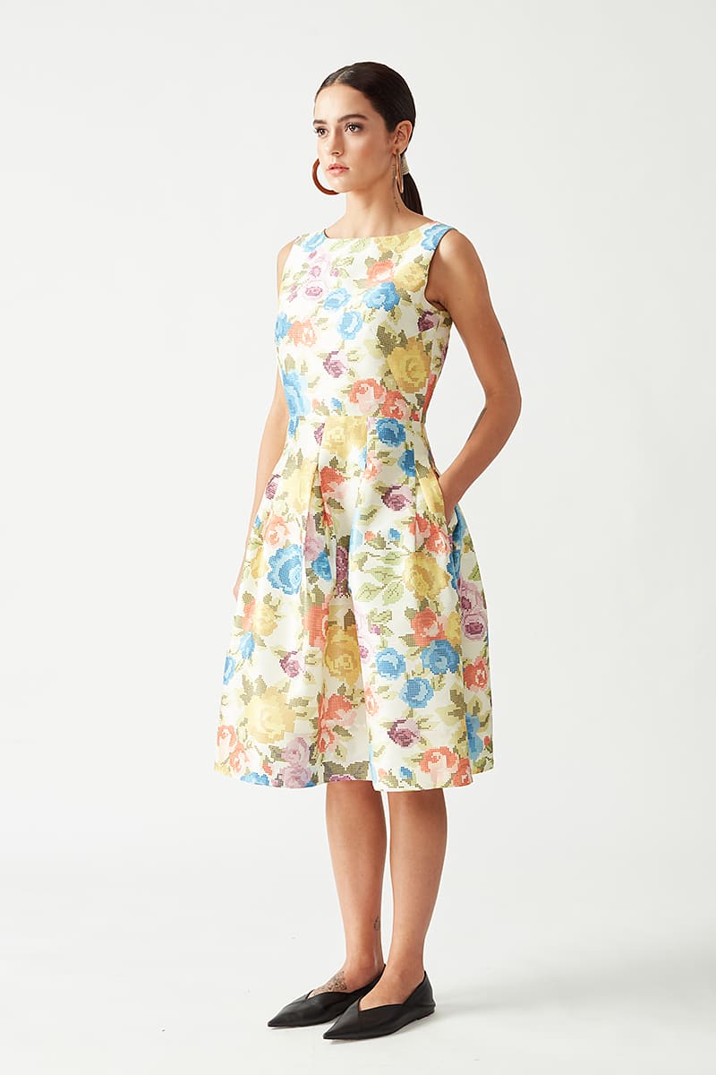 Josette Printed Dress