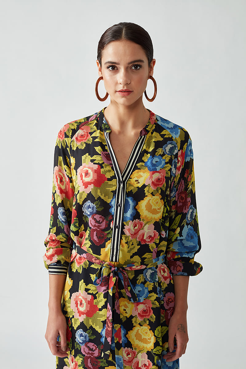 Lucie Printed Tunic Dress