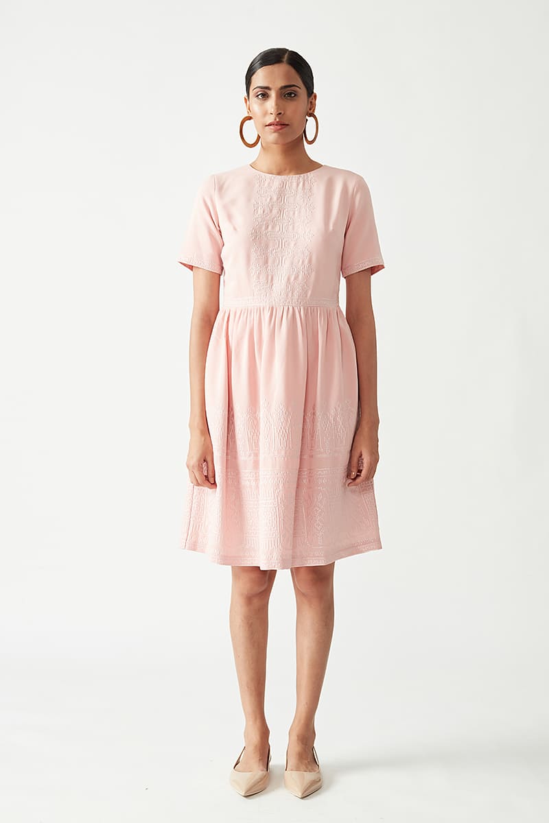Elise Embroidered Dress