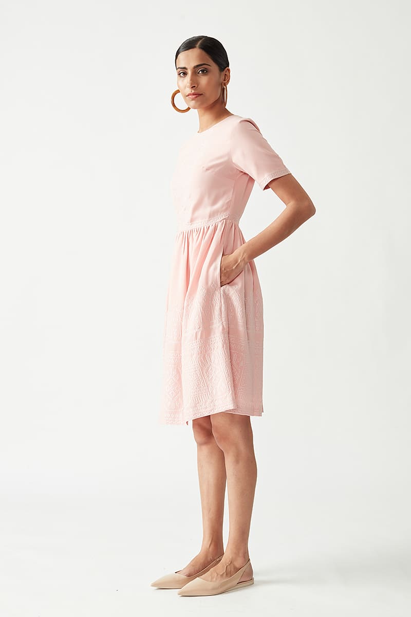 Elise Embroidered Dress