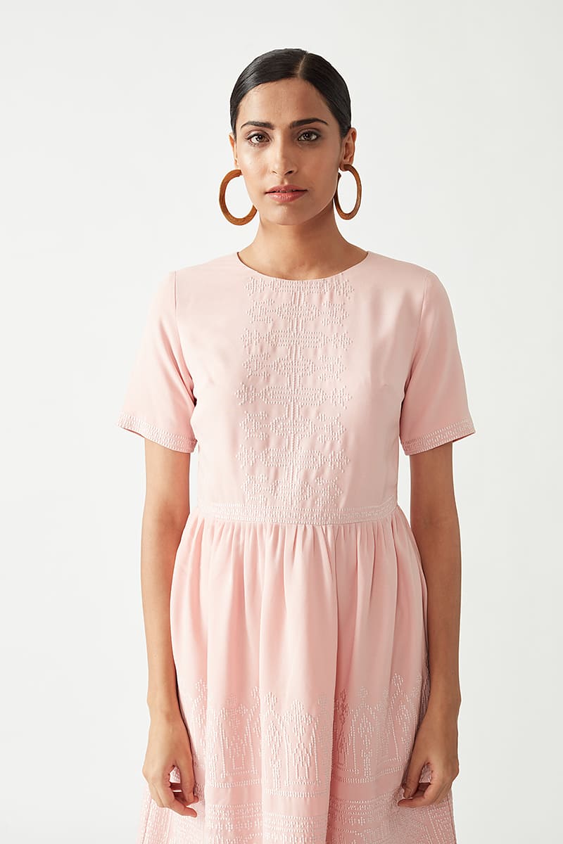 Elise Embroidered Dress