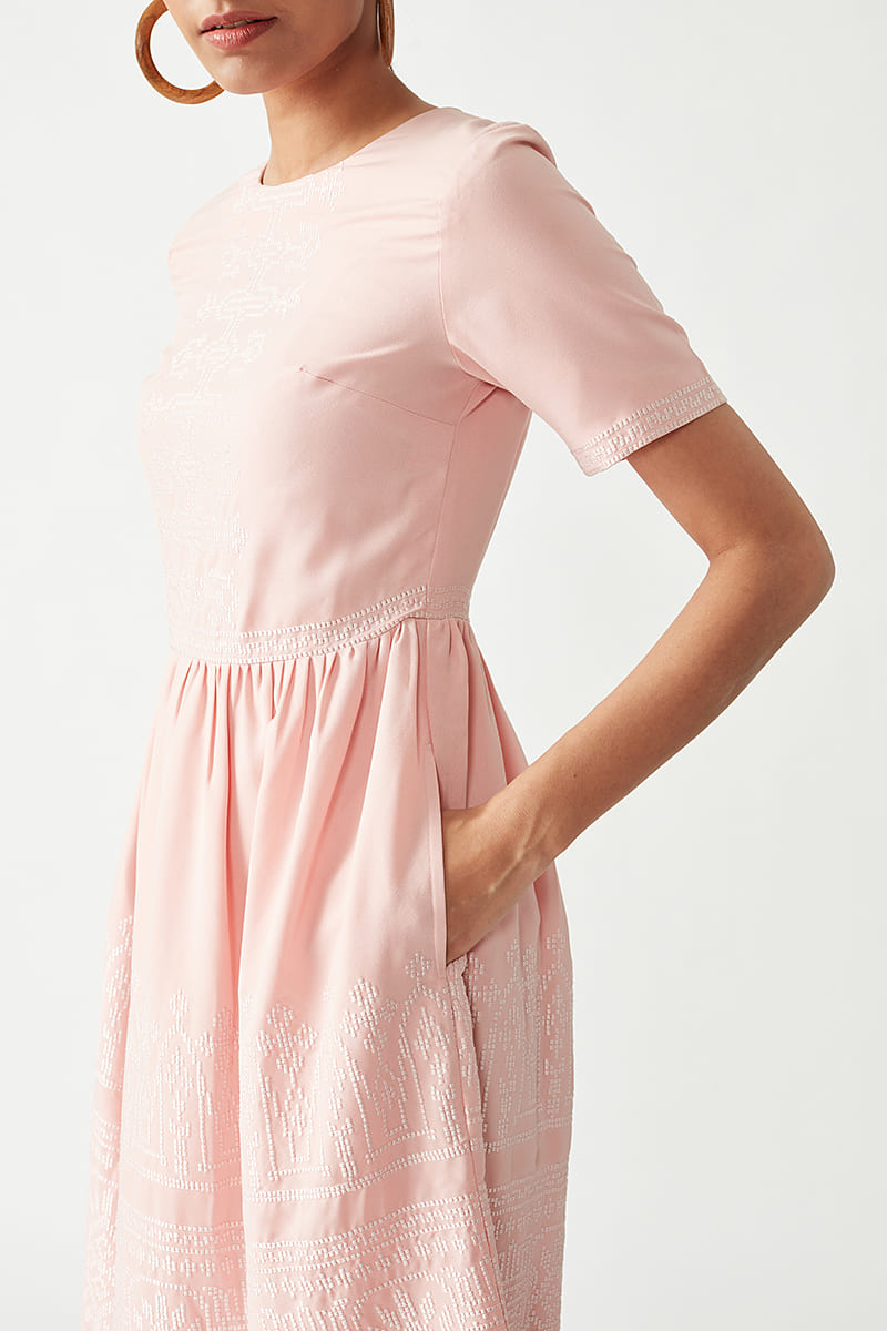 Elise Embroidered Dress