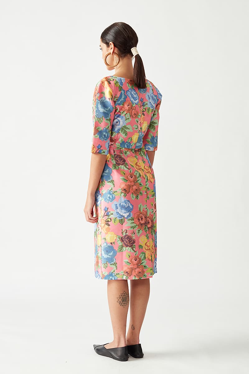 Lucie Printed Dress