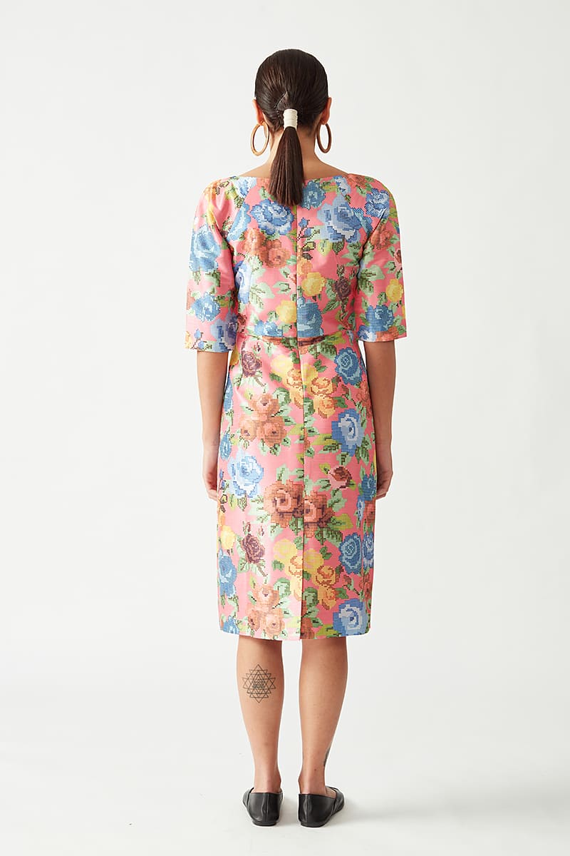 Lucie Printed Dress