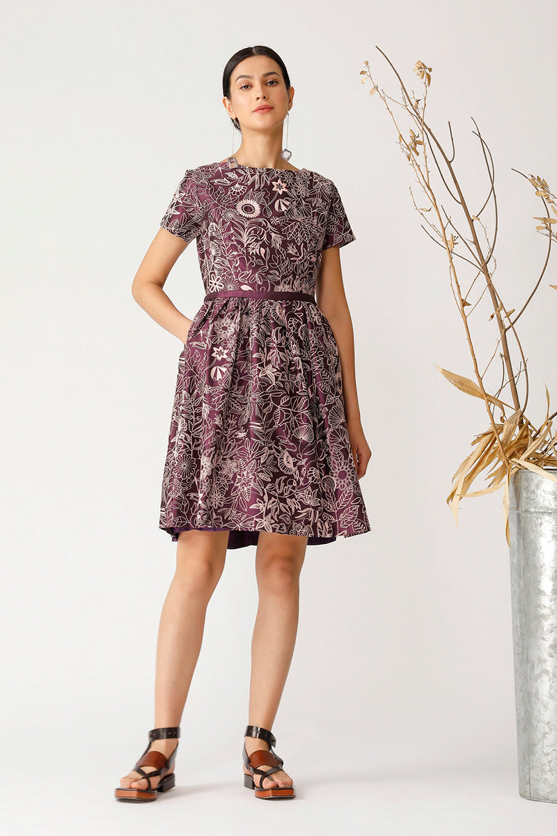 EMBROIDERED DRESS