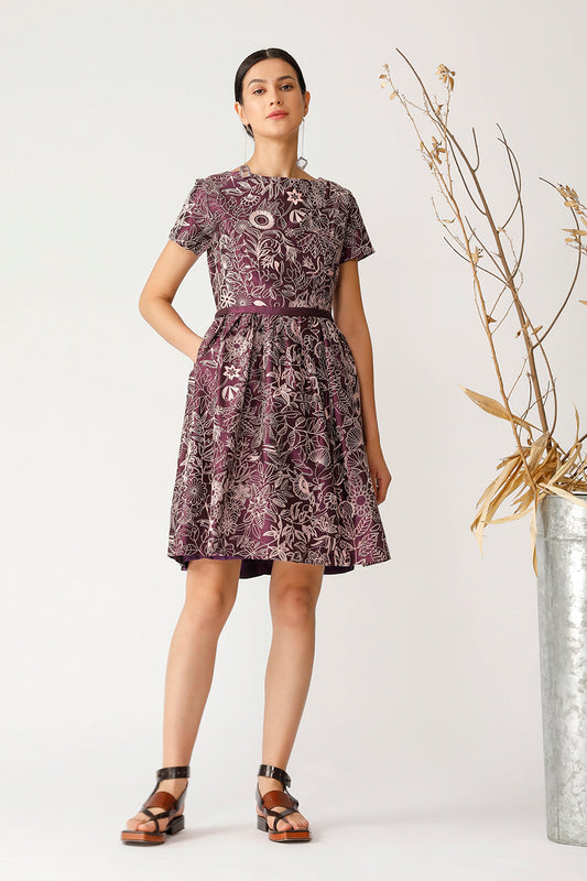 EMBROIDERED DRESS