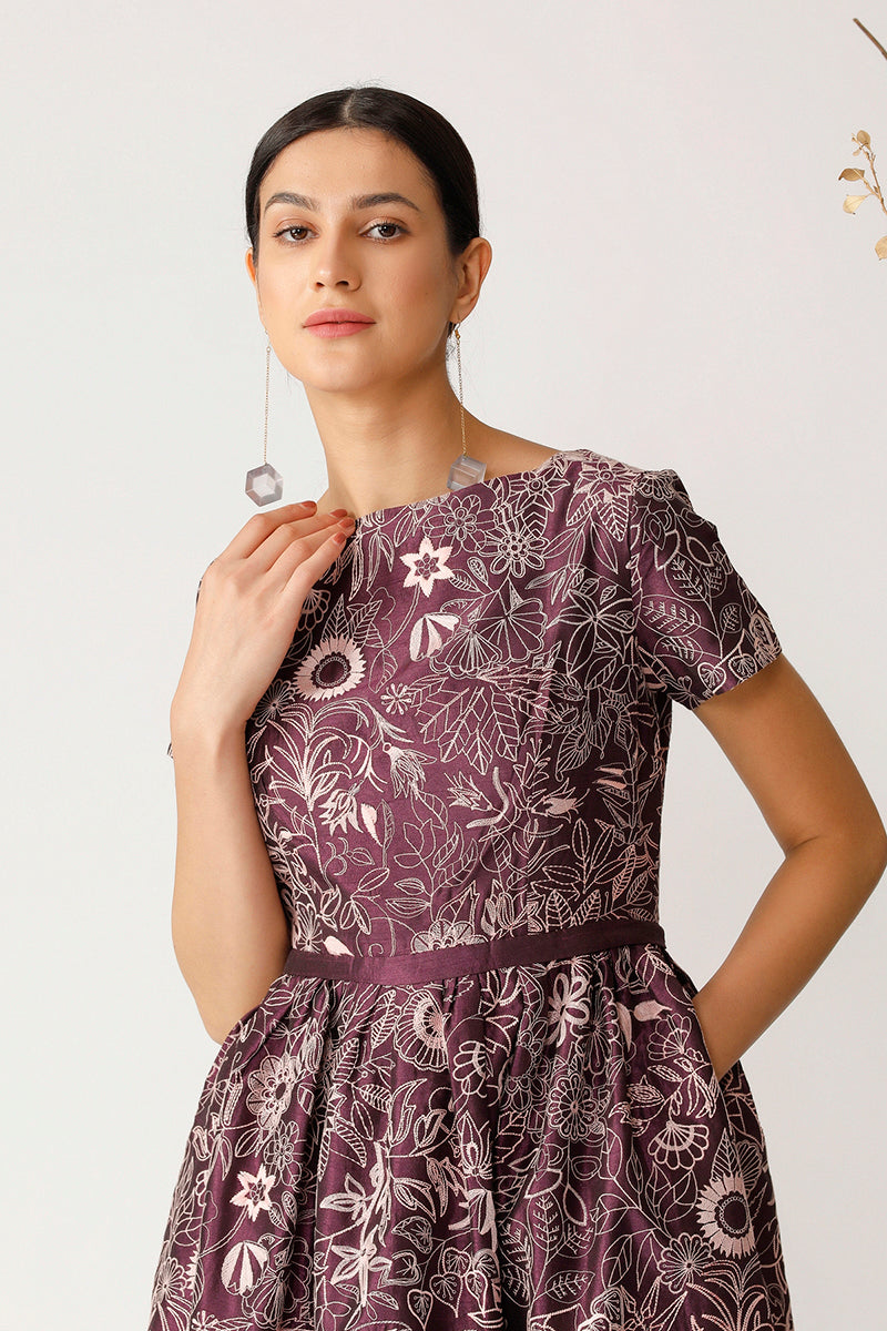 EMBROIDERED DRESS