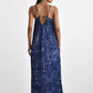 IMEROSE PRINTED SHIBORI DRESS