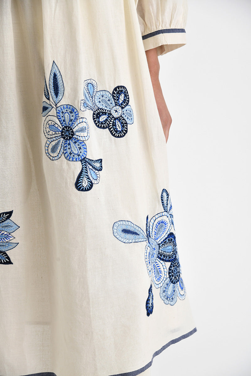 Adria Embroidered Dress