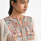 DIKELLA EMBROIDERED PLEATED TUNIC