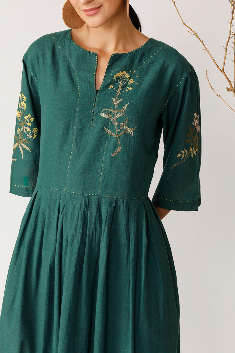 RYTHM EMBROIDERED DRESS