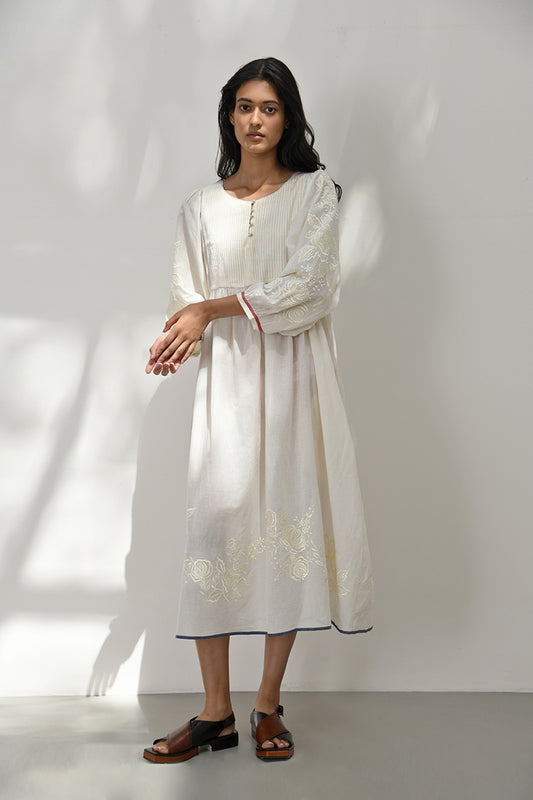 PISTOIA EMBROIDERED DRESS