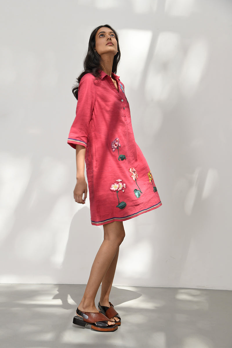 Porto Embroidered Dress