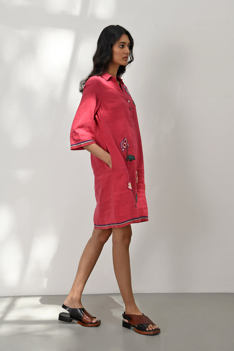 Porto Embroidered Dress