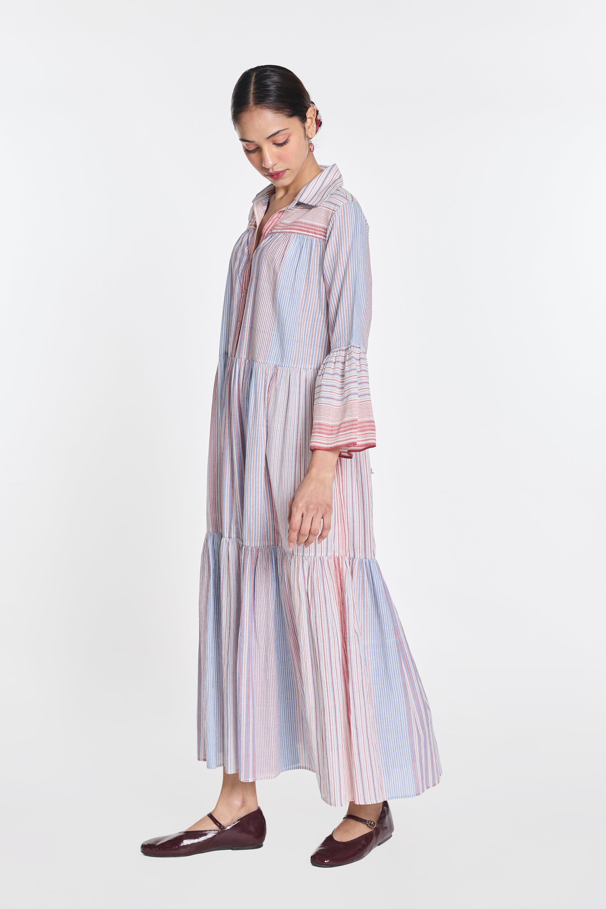 Roscoea Collared Maxi Dress