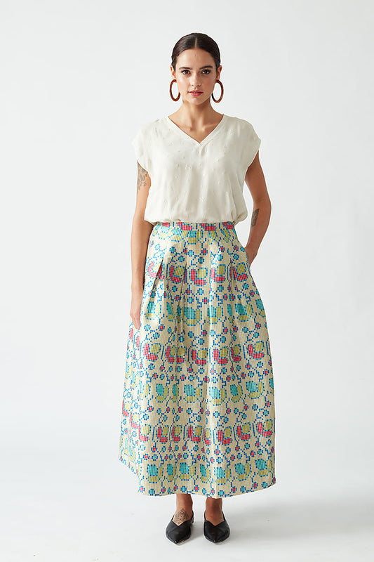 Sofiya Printed Skirt