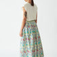 Sofiya Printed Skirt