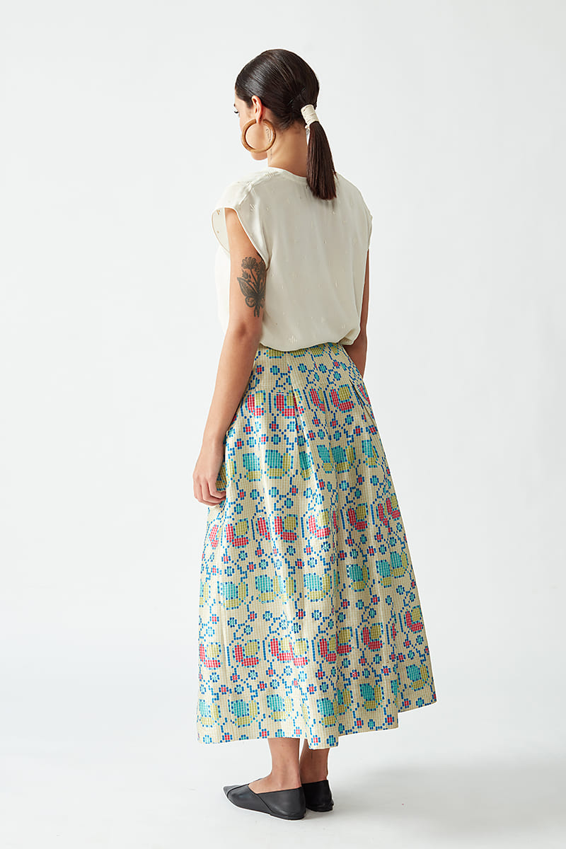 Sofiya Printed Skirt