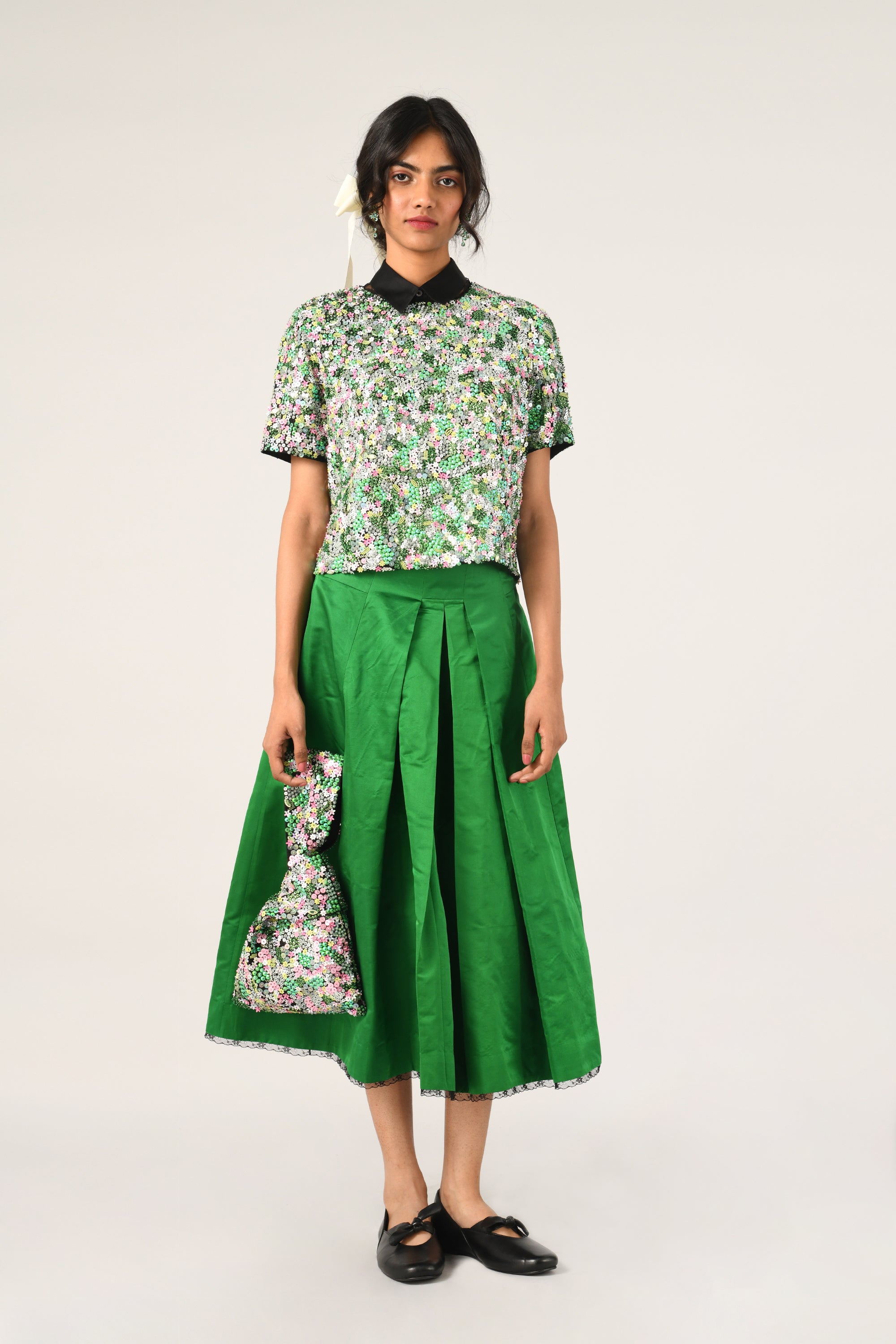 Rubiginosa Pleated Skirt